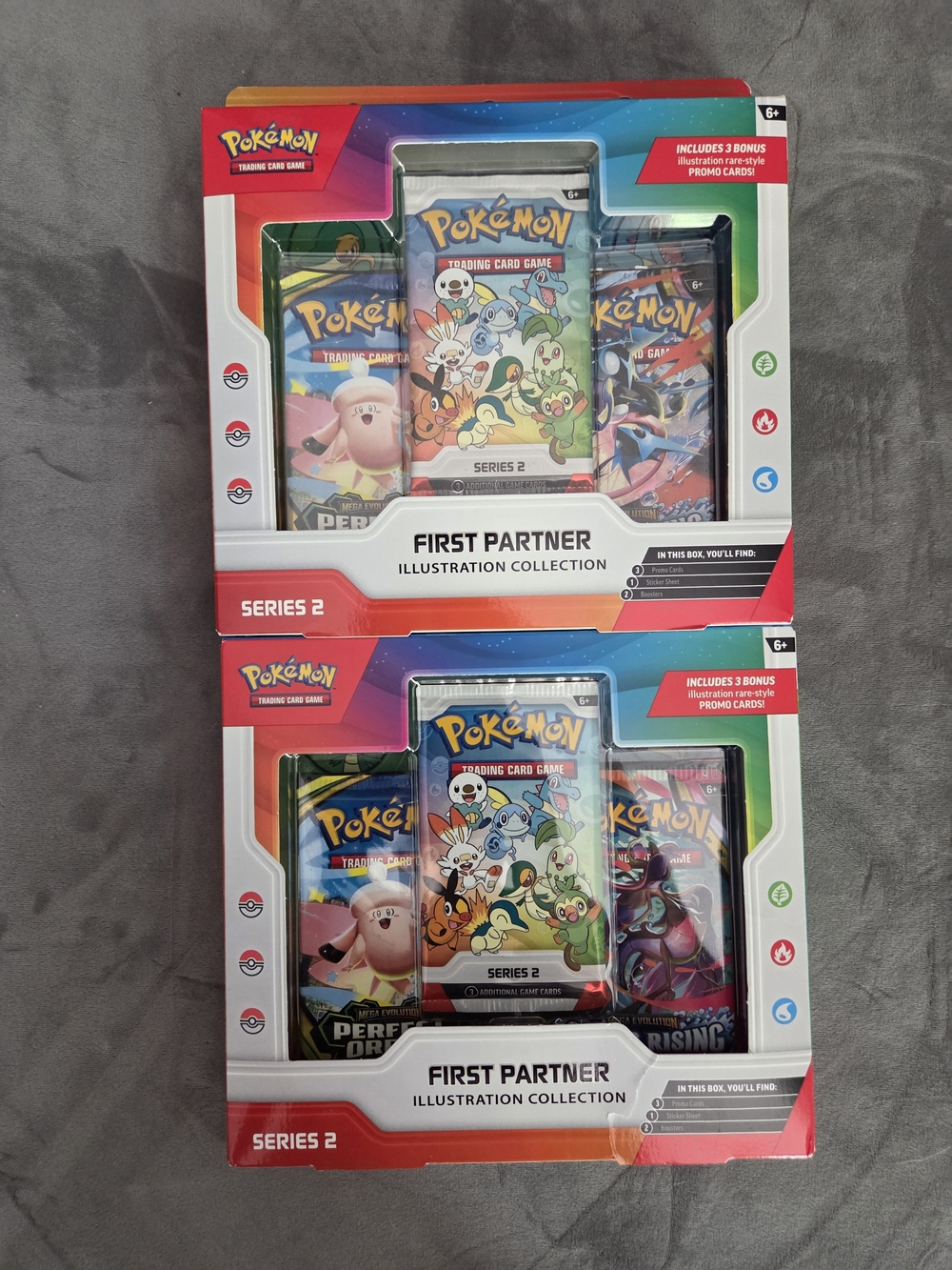Pokemon First Partner Illustration Collection Series 2 Sealed LOT OF 2